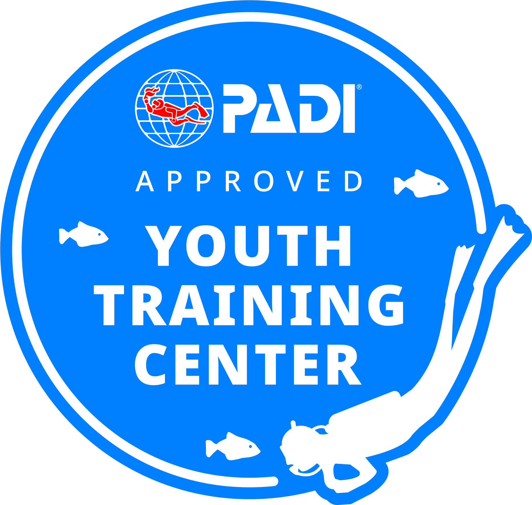 PADI Approved Youth Training Centre Logo