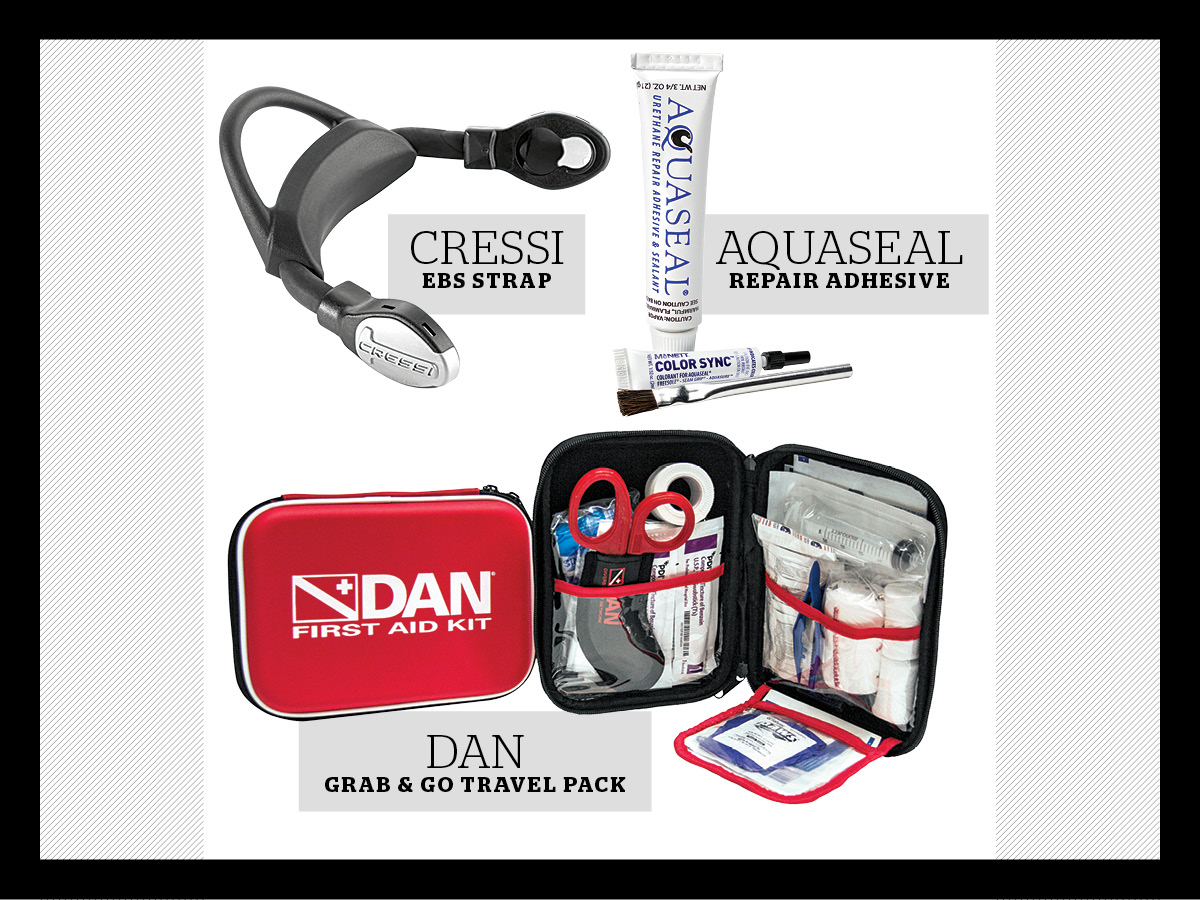 travel save a dive kit