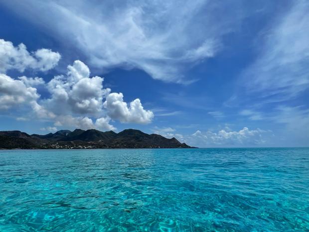 Colombian clear blue waters