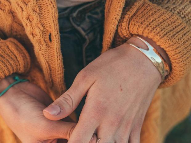 Mermaid's Purse Cuff Bracelet