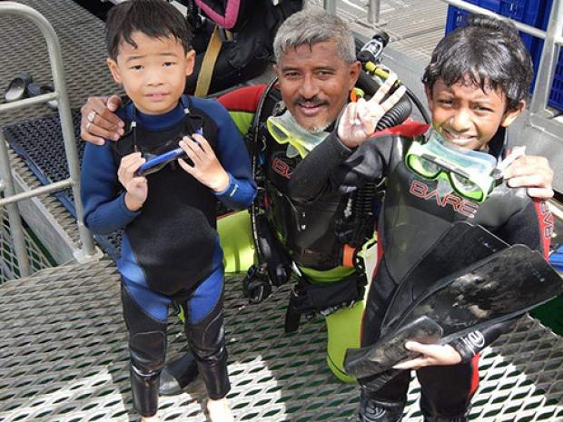 PADI Torchbearer named Syed.