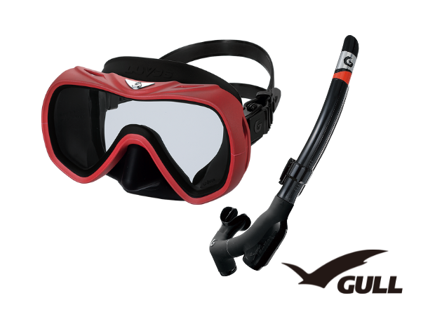 diving mask and snorkel