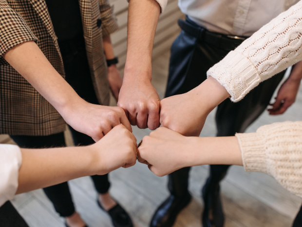 Group of People Showing Teamwork